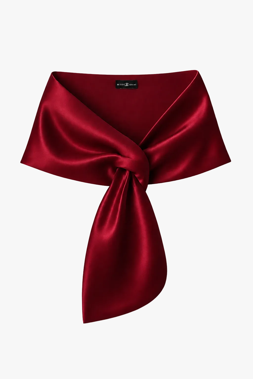 "Trixie" Satin Pull Through Shawl Wrap