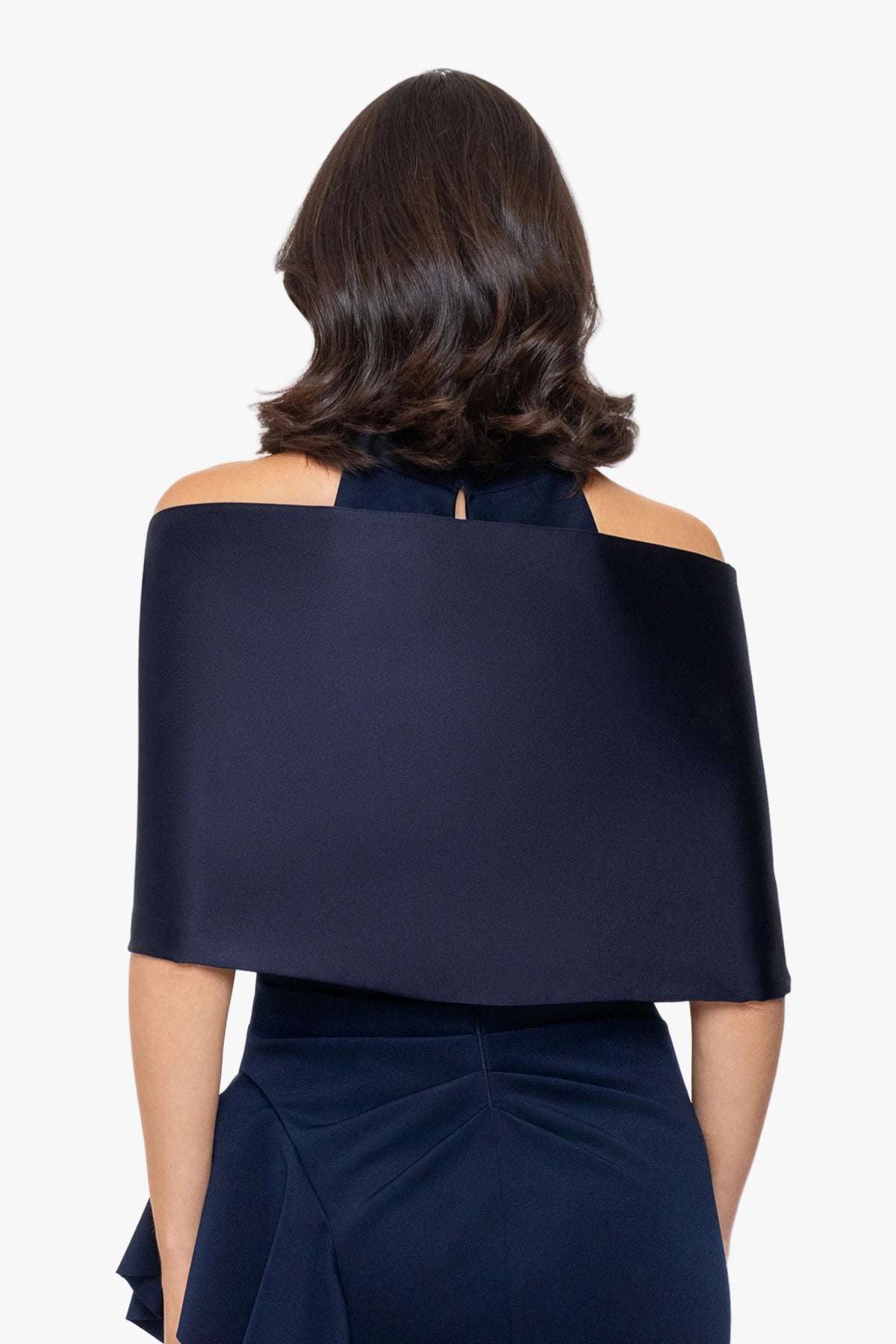 "Trixie" Satin Pull Through Shawl Wrap