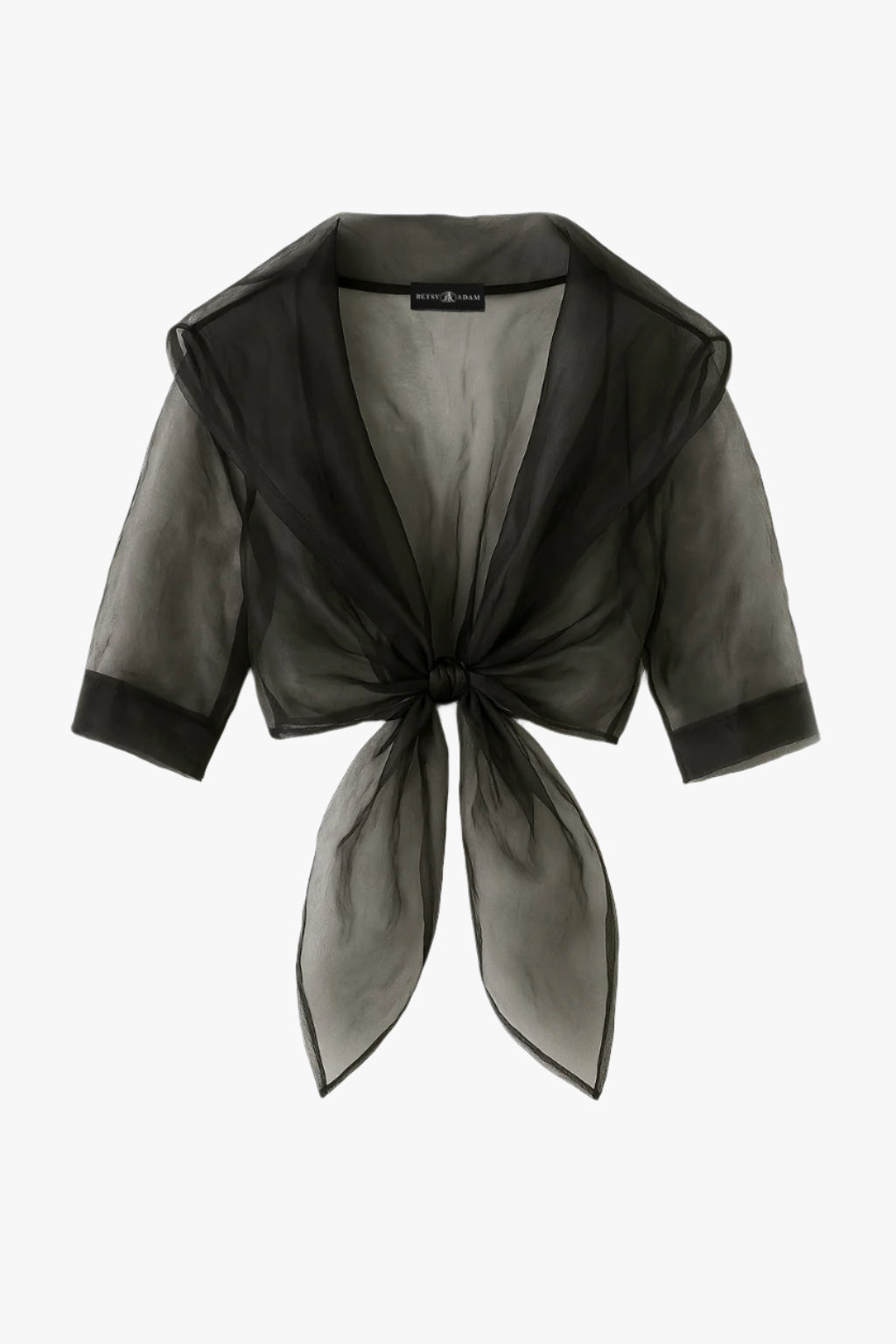 "Agnes" Organza 3 4 Sleeve Shawl Wrap
