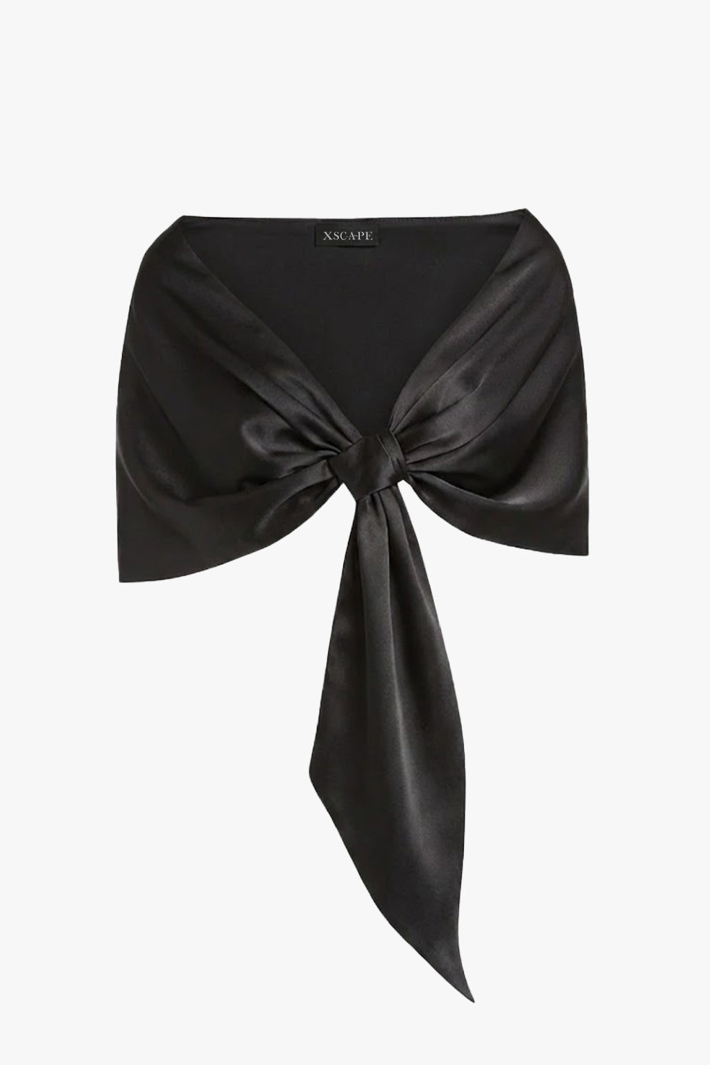 Plus "Miranda" Satin Pull Through Shawl Wrap