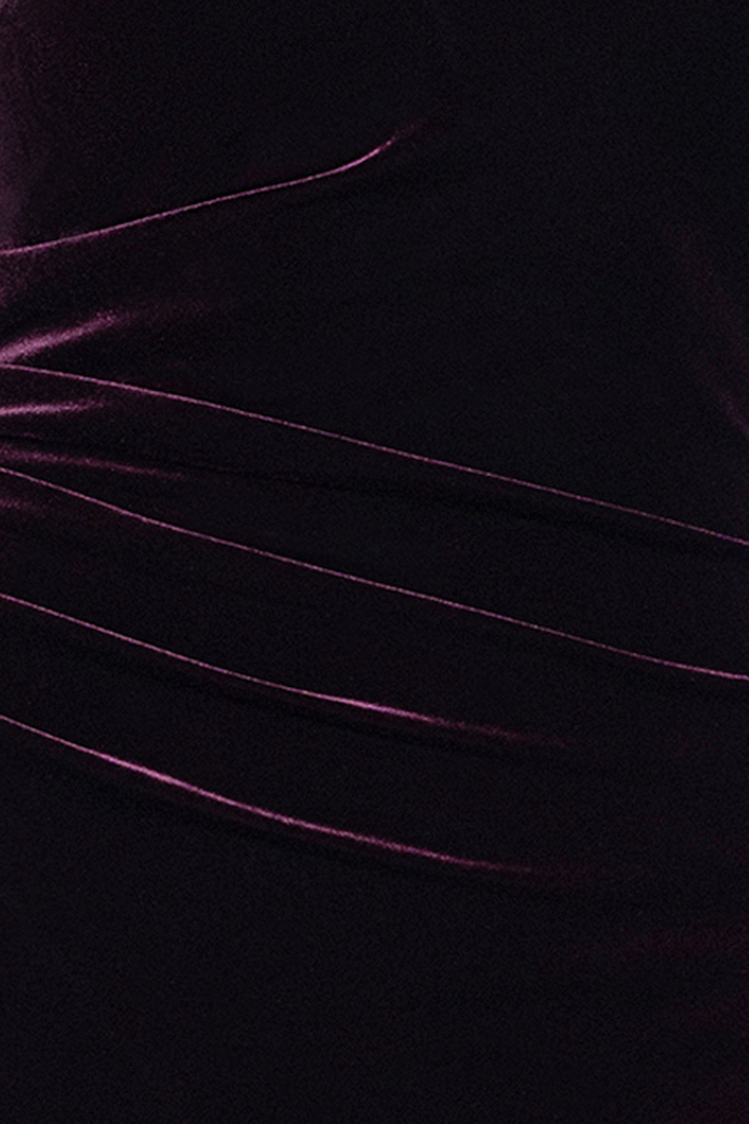 "Christy" Long Off the Shoulder Velvet Dress