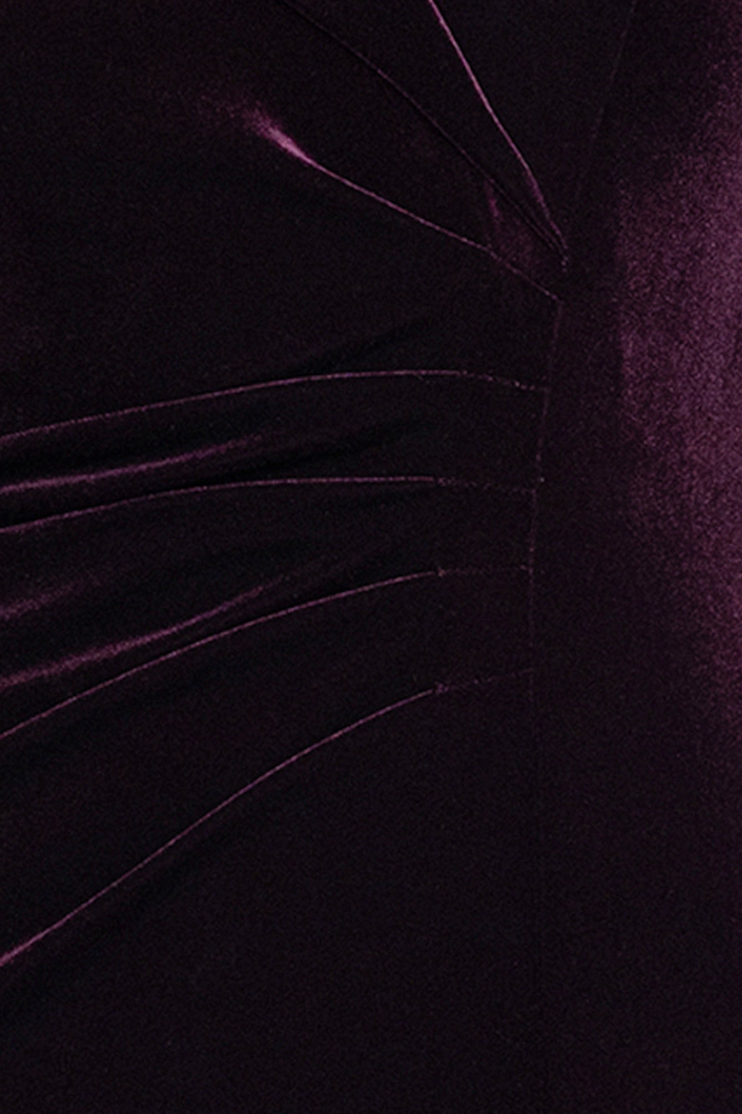 "Charmaine" Velvet Off The Shoulder Gown