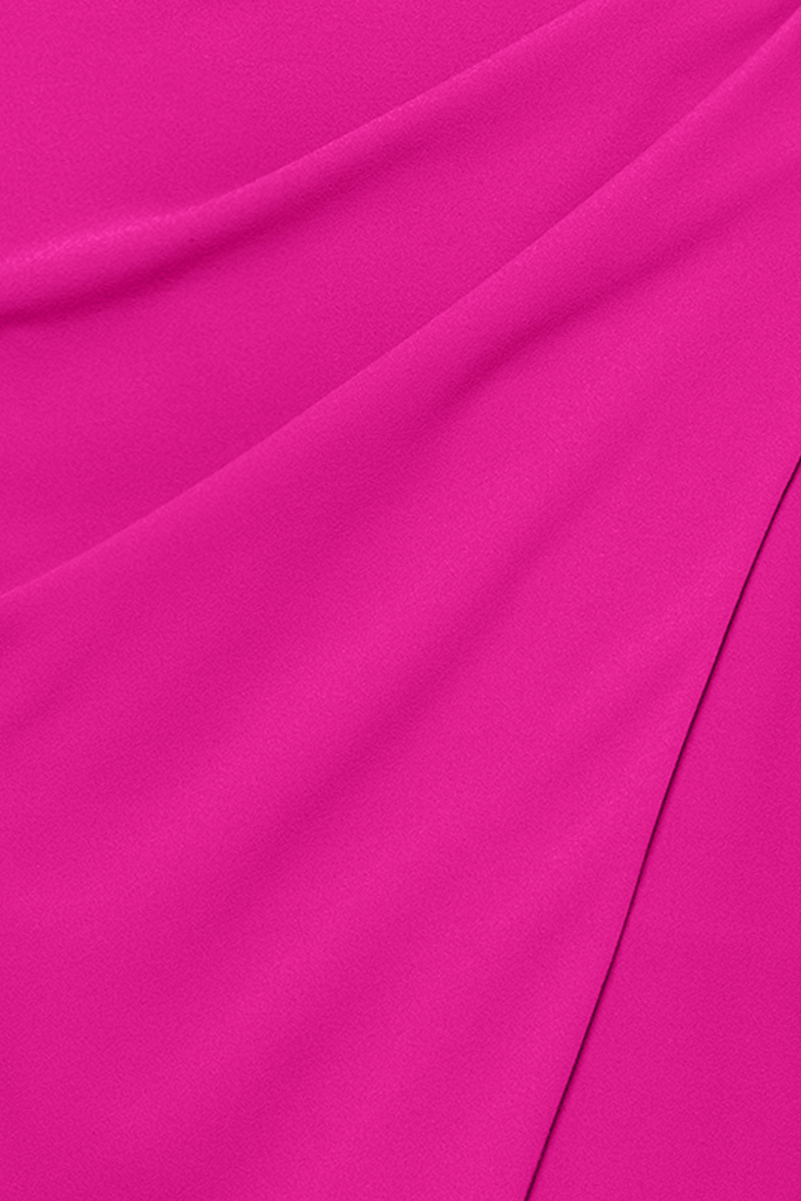 "Dakota" Scuba Crepe One Shoulder Ruched Short Dress