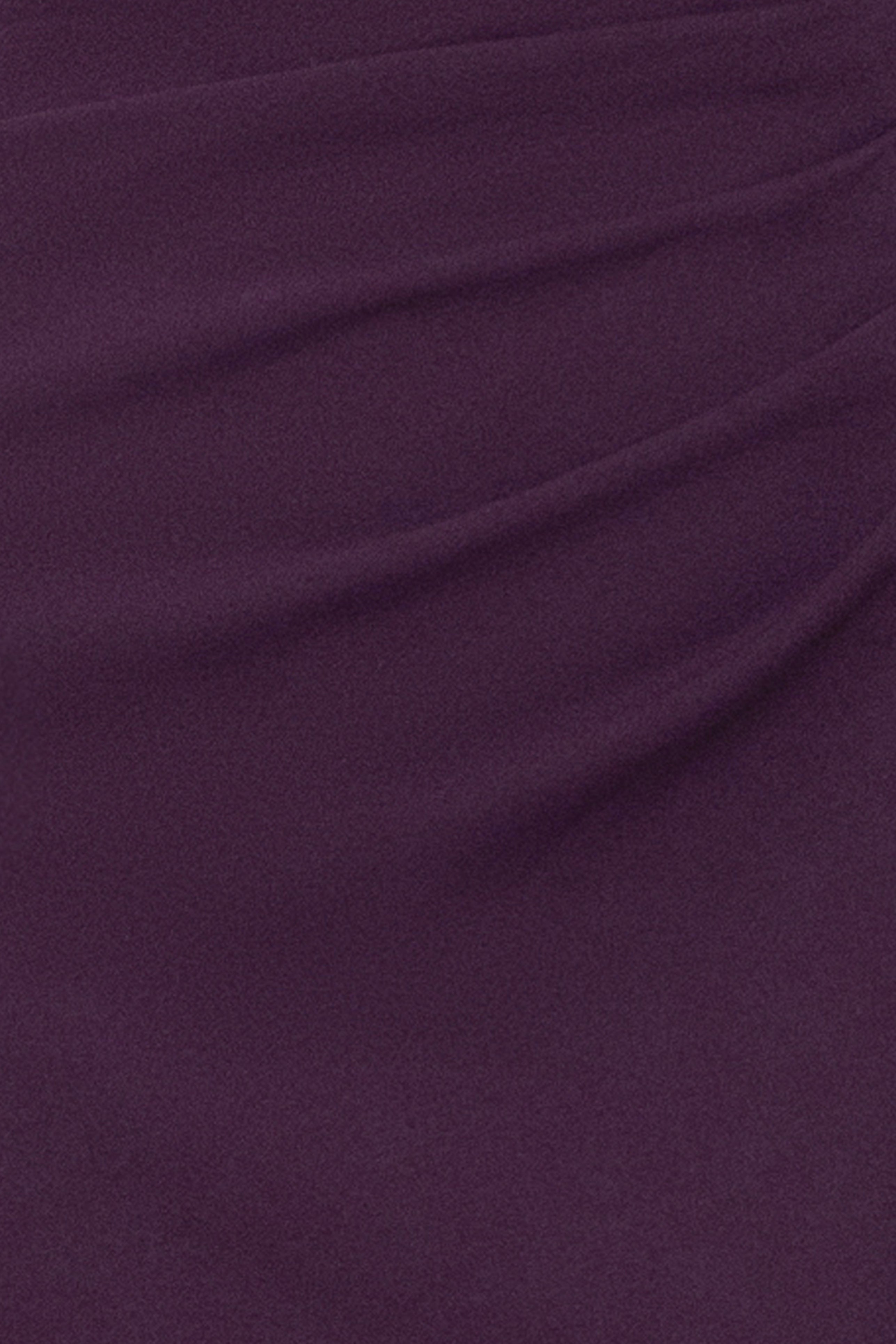 Petite "Ophelia" Scuba Crepe Off Shoulder Dress
