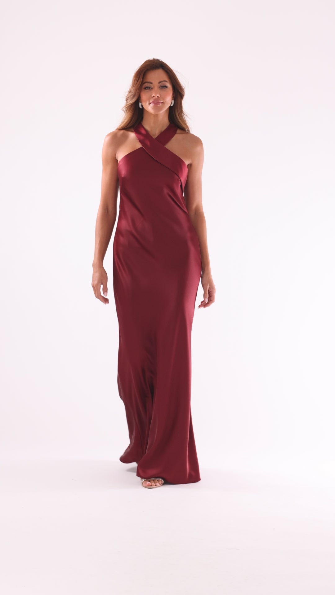 francesca's prom dresses Strapless Drop Waist Satin Gown Francesca sweeping fishtail skirt. Windsor Francesca Lace-Up Mermaid Sequin