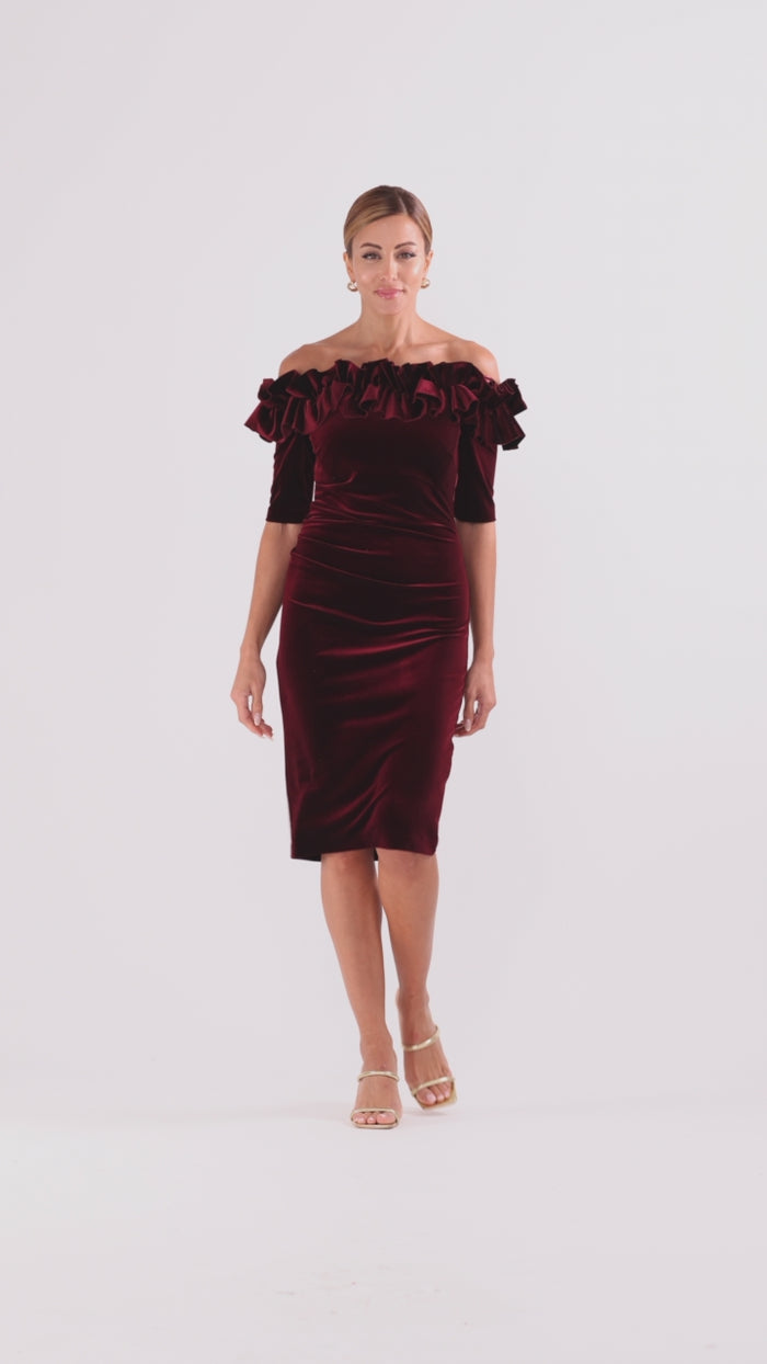 Rachel Roy Velvet Top-tier Dress