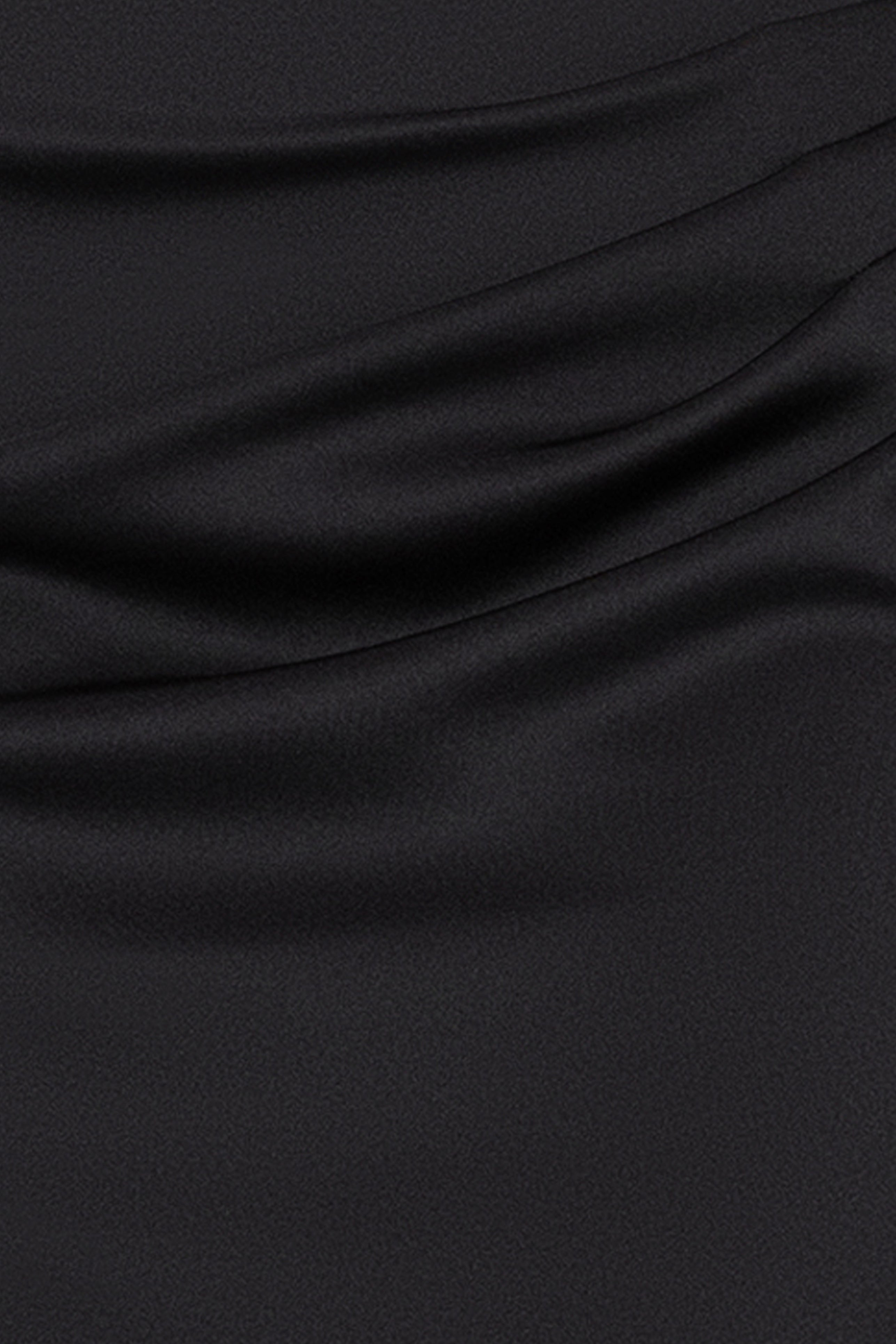 Xscape Evenings Plus "Roseanne" Scuba Off Shoulder Overlay Skirt Floor Length Dress