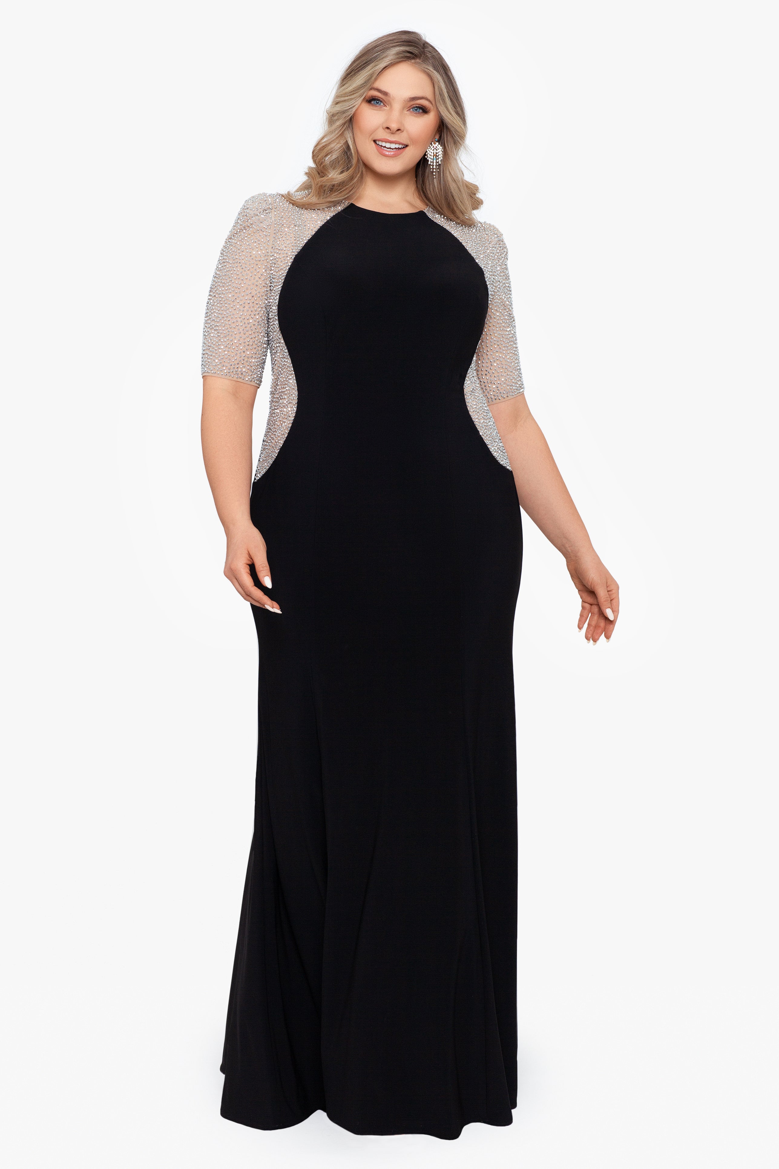 Plus size jersey knit dresses hotsell